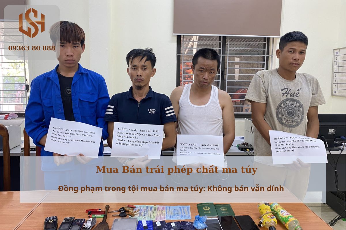 Đồng phạm trong tội mua bán ma túy - Không bán vẫn dính