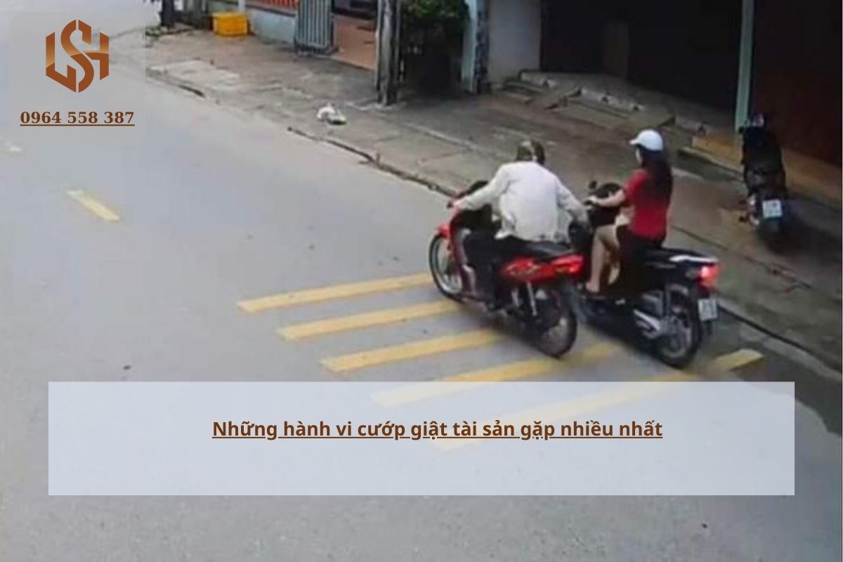 Những hành vi cướp giật tài sản gặp nhiều nhất