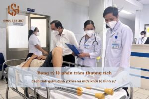 Bảng tỷ lệ phần trăm thương tích