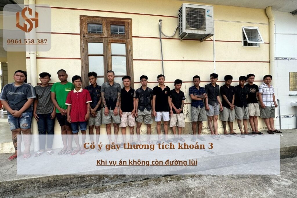 Cố ý gây thương tích khoản 3 điều 134 bộ luật hình sự