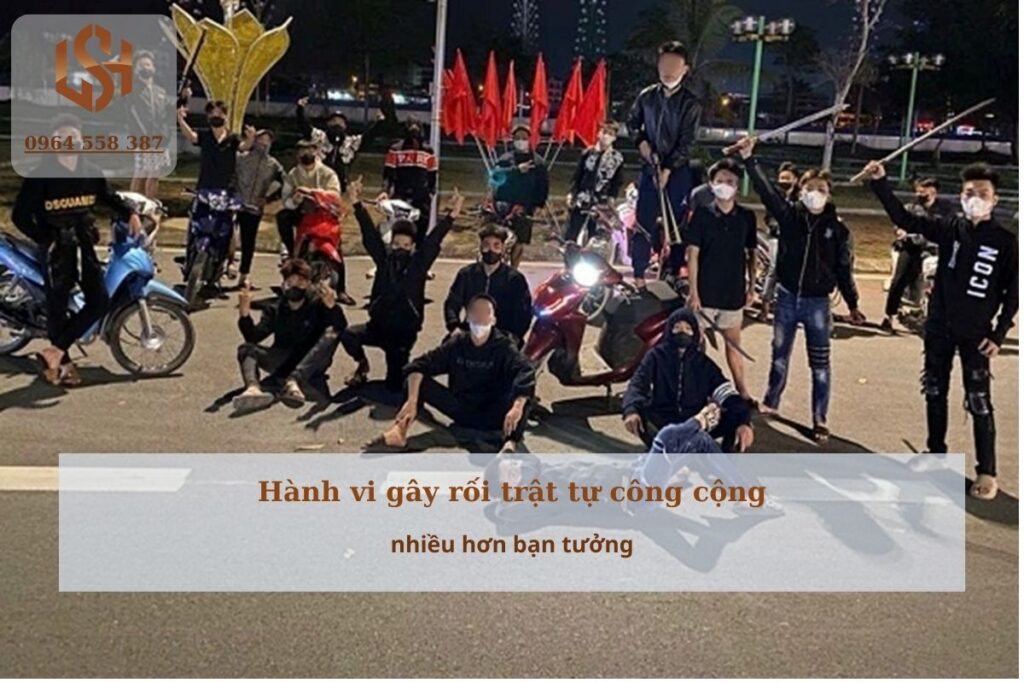 Hành vi gây rối trật tự công cộng